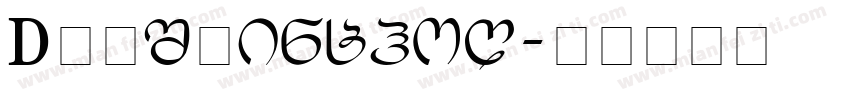 DFHSMinchoR字体转换