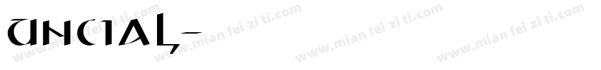 uncial字体转换