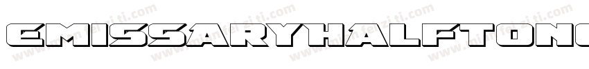 EmissaryHalftone-9DvZ字体转换
