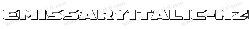 EmissaryItalic-nzdR字体转换