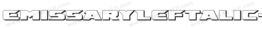 EmissaryLeftalic-B8eG字体转换