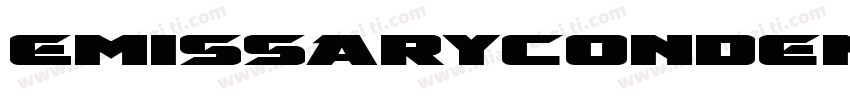 EmissaryCondensed-zzxa字体转换