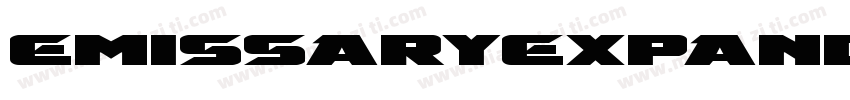 EmissaryExpandedItalic-yzJ2字体转换