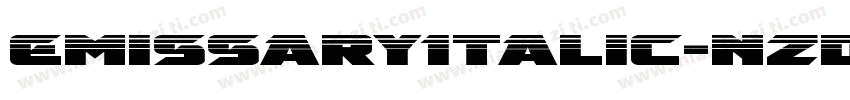 EmissaryItalic-nzdR字体转换
