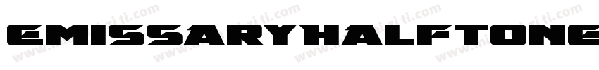 EmissaryHalftone-9DvZ字体转换