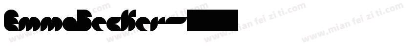 EmmaBecker字体转换