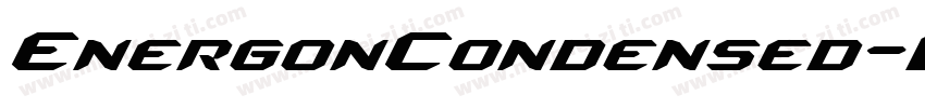 EnergonCondensed-BelB字体转换