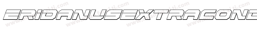 EridanusExtraCondensedItalic-BJXx字体转换