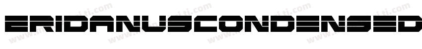 EridanusCondensedLaserItalic-89gD字体转换