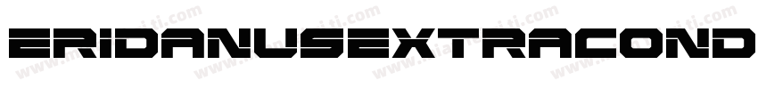 EridanusExtraCondensedItalic-BJXx字体转换