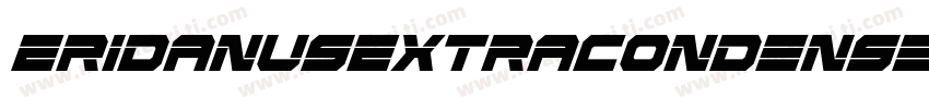 EridanusExtraCondensed-RmXW字体转换