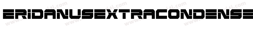 EridanusExtraCondensed-RmXW字体转换