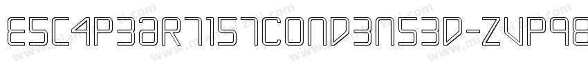 EscapeArtistCondensed-ZVpq8字体转换