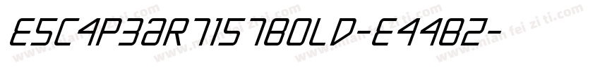 EscapeArtistBold-EaaBz字体转换