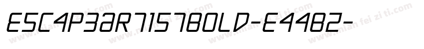 EscapeArtistBold-EaaBz字体转换
