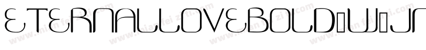 EternalLoveBold-W7Jn字体转换