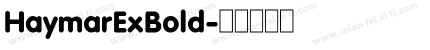 HaymarExBold字体转换