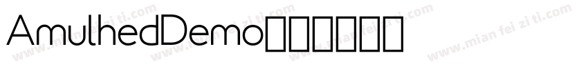 AmulhedDemo字体转换