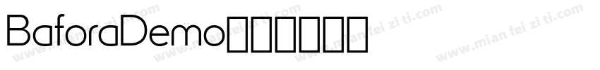 BaforaDemo字体转换