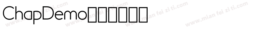 ChapDemo字体转换