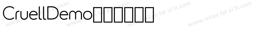 CruellDemo字体转换