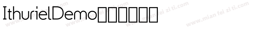 IthurielDemo字体转换