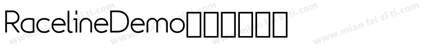 RacelineDemo字体转换