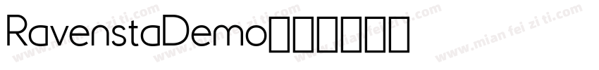 RavenstaDemo字体转换