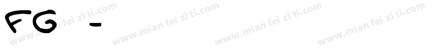 FG创英字体转换