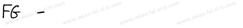 FG创英字体转换