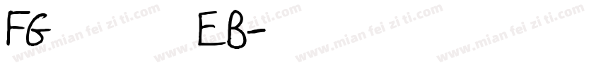 FG創英プレゼンスEB字体转换