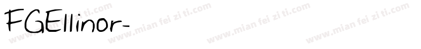 FGEllinor字体转换