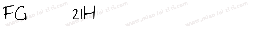 FGタカボーイ21H字体转换
