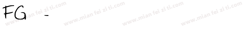 FG创英字体转换