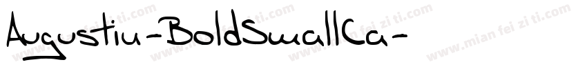 Augustin-BoldSmallCa字体转换