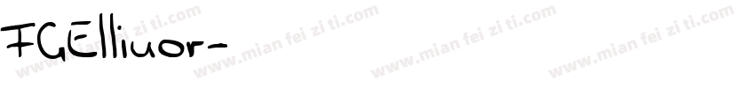 FGEllinor字体转换