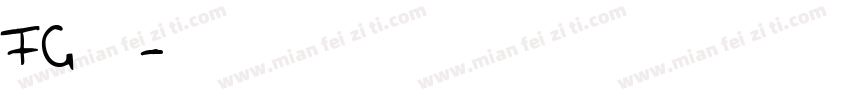 FG创英字体转换