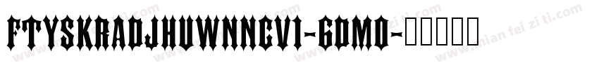 FtySkradjhuwnNcv1-6dmo字体转换