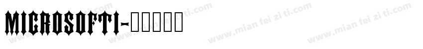 microsofti字体转换