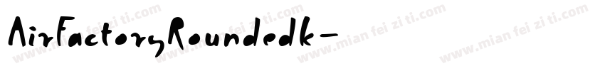 AirFactoryRoundedk字体转换