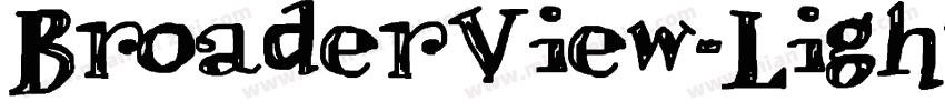 BroaderView-Light字体转换