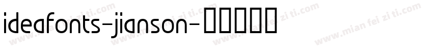 ideafonts-jianson字体转换