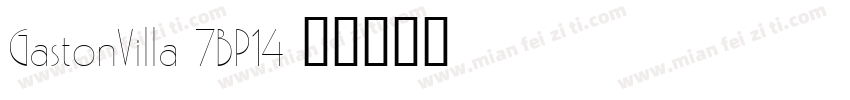 GastonVilla-7BP14字体转换