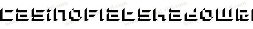 CasinoFlatShadowRegular-gxj74字体转换