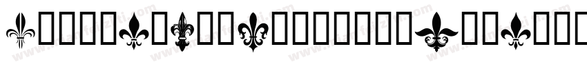 FleurDeLysRegular-G5qD字体转换