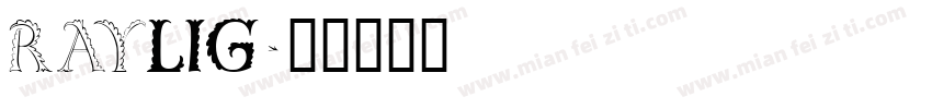RAYlig字体转换