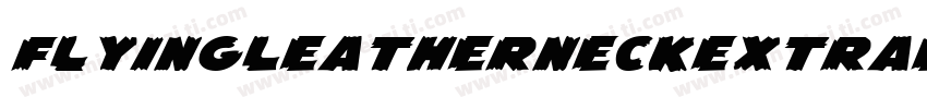 FlyingLeatherneckExtraExpanded-WnzA字体转换