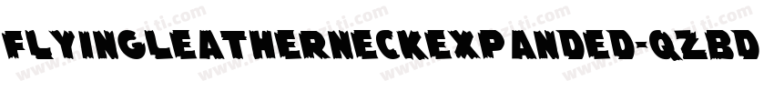 FlyingLeatherneckExpanded-qzBd字体转换