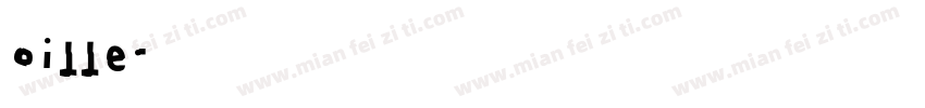 oille字体转换