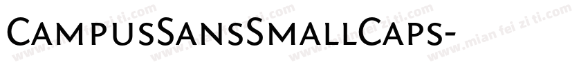 CampusSansSmallCaps字体转换